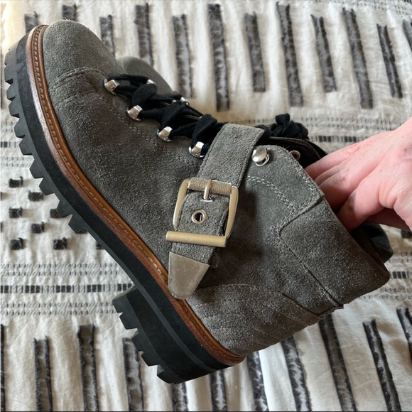 Marc fisher indre lug sole boots chunky hiking fashion 6 - Picture 9 of 11